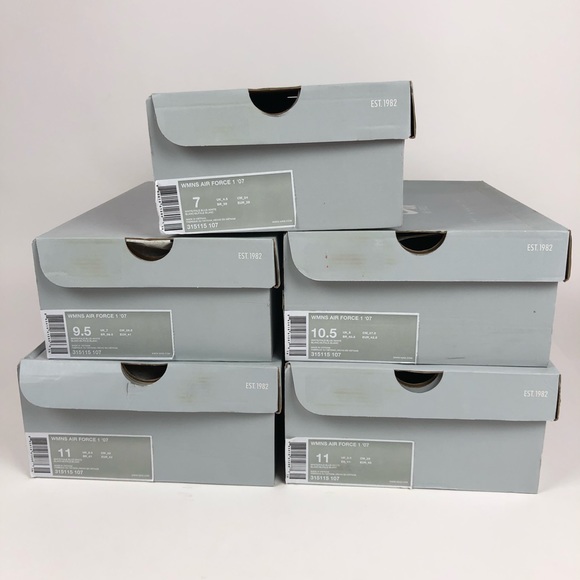 Nike Air Force 1 07 Pale Blue Shoe Retro 315115107 - Picture 8 of 8